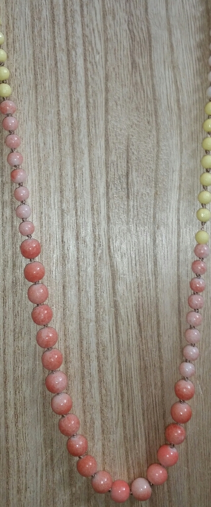 LOFT Gold/Multi-Colors/Hand Knotted Bead/Crystal N